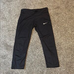 Nike Black Capris Performance Wear